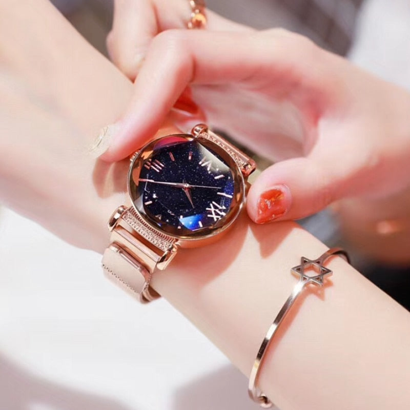 Luxury Rose Gold Women Watches Fashion