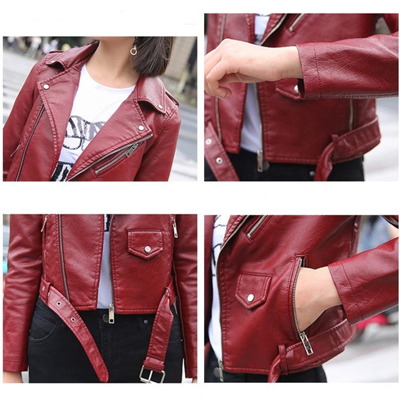 Jacket Women Black Motorcycle