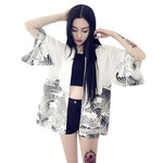 Japanese Blouse Dragon Shirts
