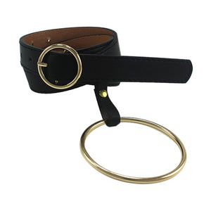 Women Waist Belt Lovely Women's Big Ring Decorated Belts