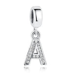 Alphabet Letter Charms Pendent Fit