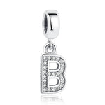 Alphabet Letter Charms Pendent Fit