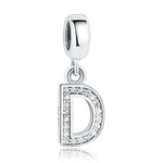 Alphabet Letter Charms Pendent Fit