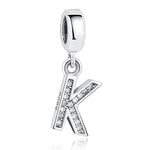 Alphabet Letter Charms Pendent Fit