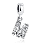 Alphabet Letter Charms Pendent Fit