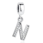 Alphabet Letter Charms Pendent Fit