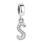 Alphabet Letter Charms Pendent Fit