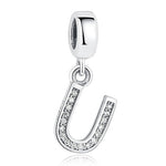 Alphabet Letter Charms Pendent Fit