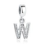 Alphabet Letter Charms Pendent Fit