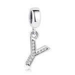Alphabet Letter Charms Pendent Fit