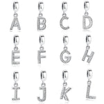 Alphabet Letter Charms Pendent Fit