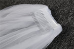 Wedding Accessories 3 Meters 2 Layer Wedding Veil White