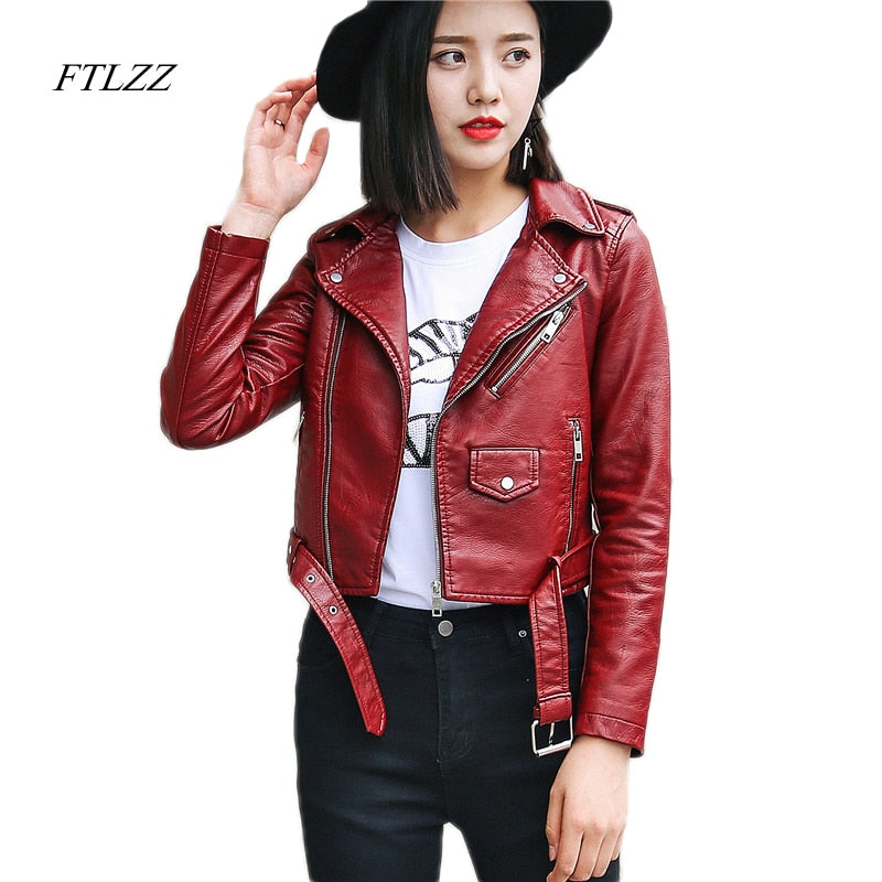 Jacket Women Black Motorcycle