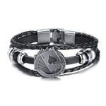 Bracelet Playing Cards Raja Vegas Charm Multilayer