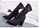 Elastic High Heels Shoes