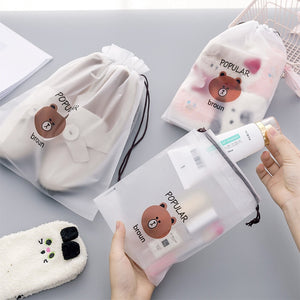 Transparent Cosmetic Bag Travel Makeup Case Women