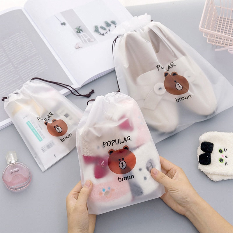 Transparent Cosmetic Bag Travel Makeup Case Women