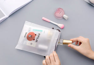 Transparent Cosmetic Bag Travel Makeup Case Women