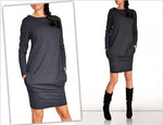 Long-sleeved Dress  Hot Sale Solid