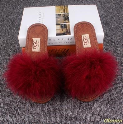 Home Cotton Plush Slippers Women