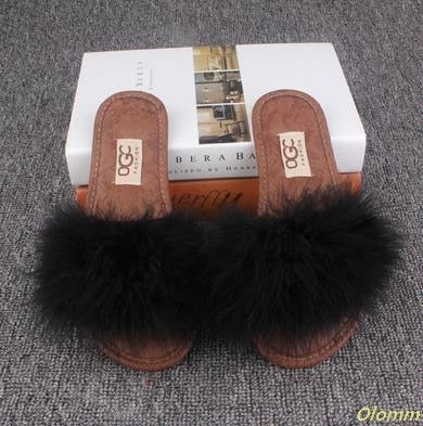 Home Cotton Plush Slippers Women