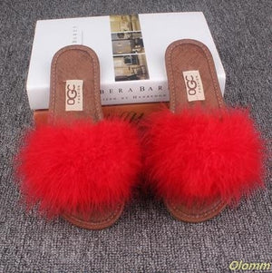 Home Cotton Plush Slippers Women