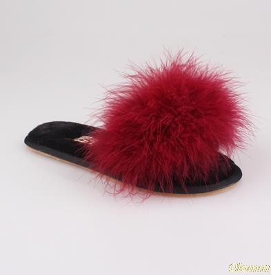 Home Cotton Plush Slippers Women