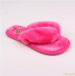 Home Cotton Plush Slippers Women