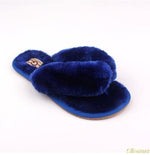 Home Cotton Plush Slippers Women