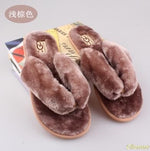 Home Cotton Plush Slippers Women