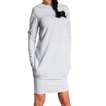 Long-sleeved Dress  Hot Sale Solid