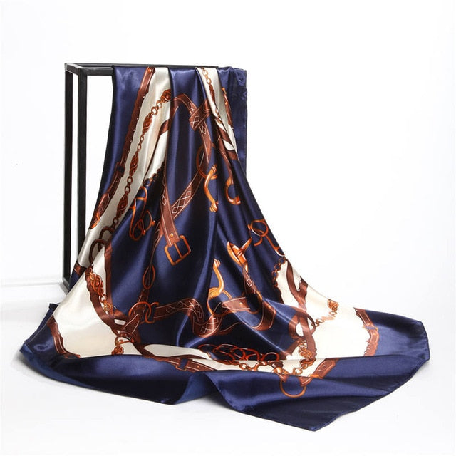 Summer Women Scarf Silk Print Foulard