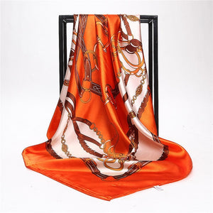 Summer Women Scarf Silk Print Foulard