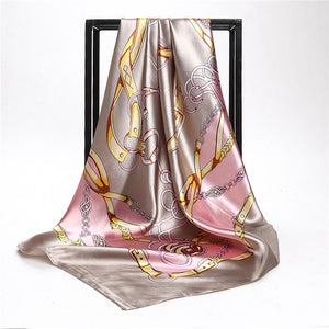 Summer Women Scarf Silk Print Foulard