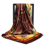 Summer Women Scarf Silk Print Foulard