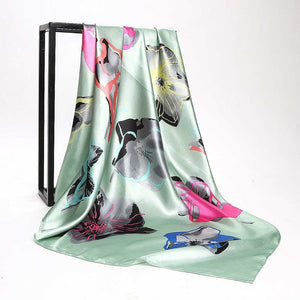 Summer Women Scarf Silk Print Foulard