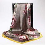 Summer Women Scarf Silk Print Foulard