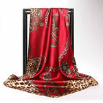 Summer Women Scarf Silk Print Foulard