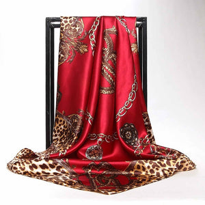 Summer Women Scarf Silk Print Foulard