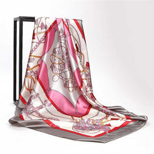 Summer Women Scarf Silk Print Foulard