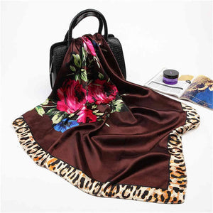 Summer Women Scarf Silk Print Foulard