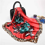 Summer Women Scarf Silk Print Foulard