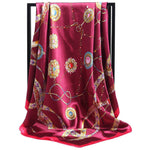 Summer Women Scarf Silk Print Foulard