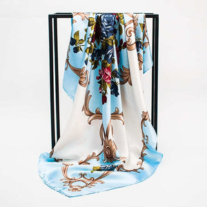 Summer Women Scarf Silk Print Foulard